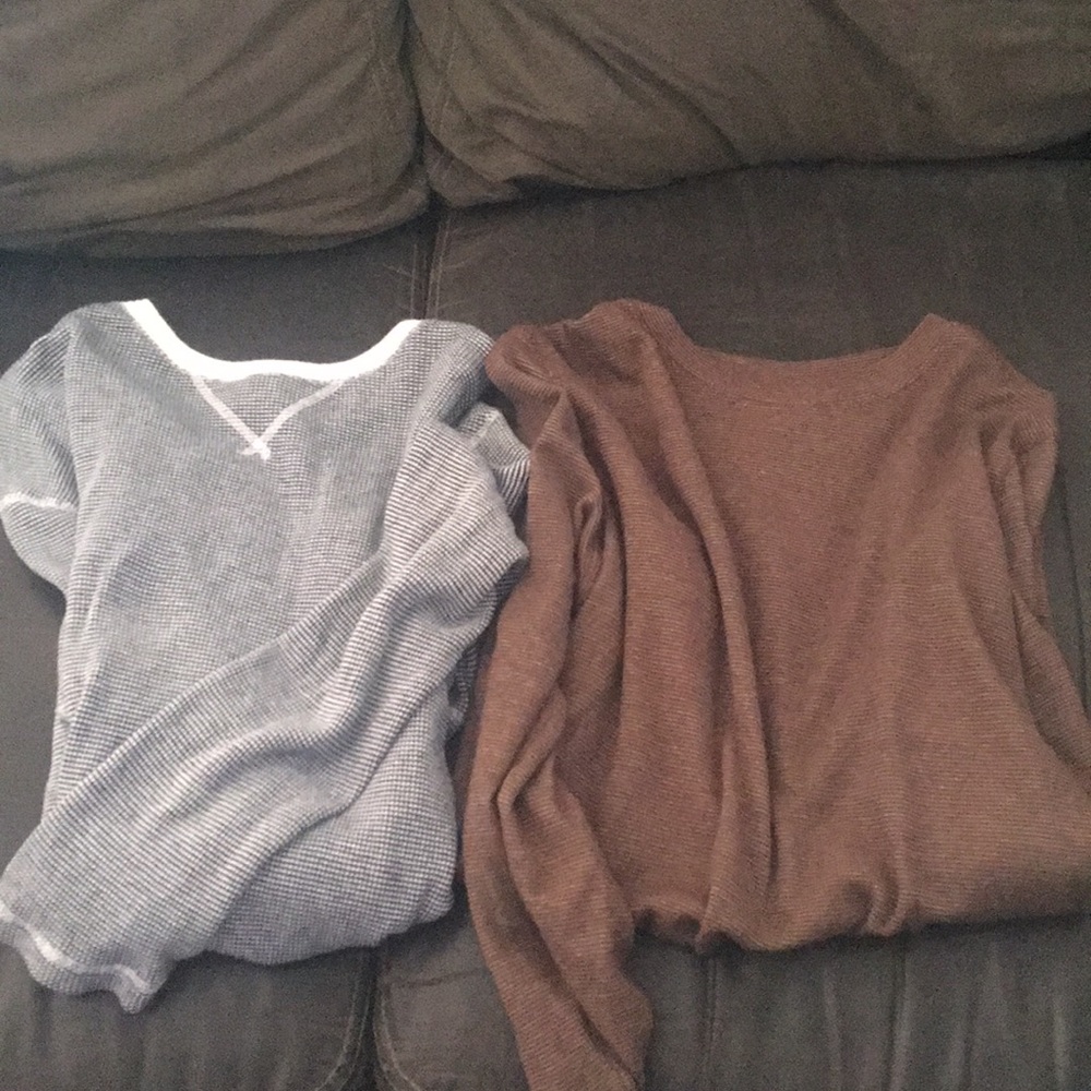 Men’s two long sleeve shirts
